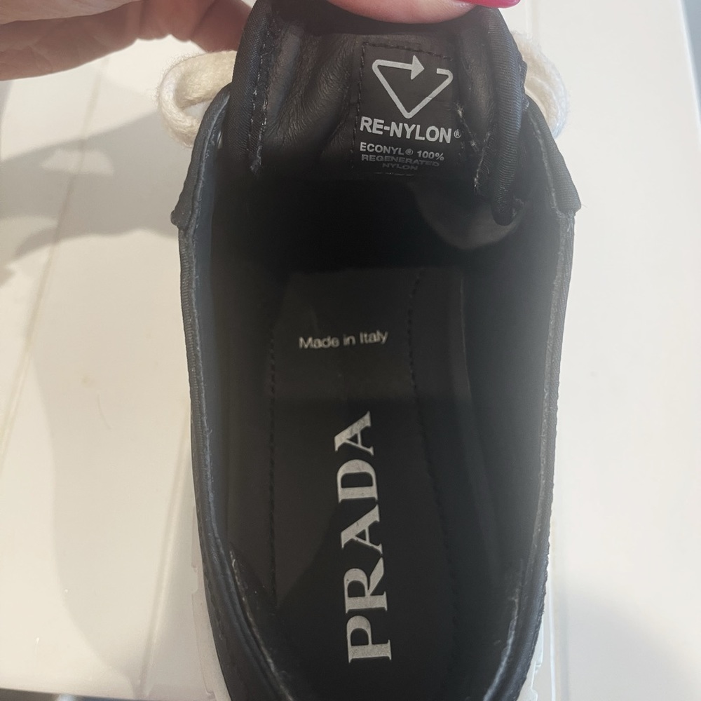 Prada Double Wheel Nylon Sneakers - Picture 6 of 11